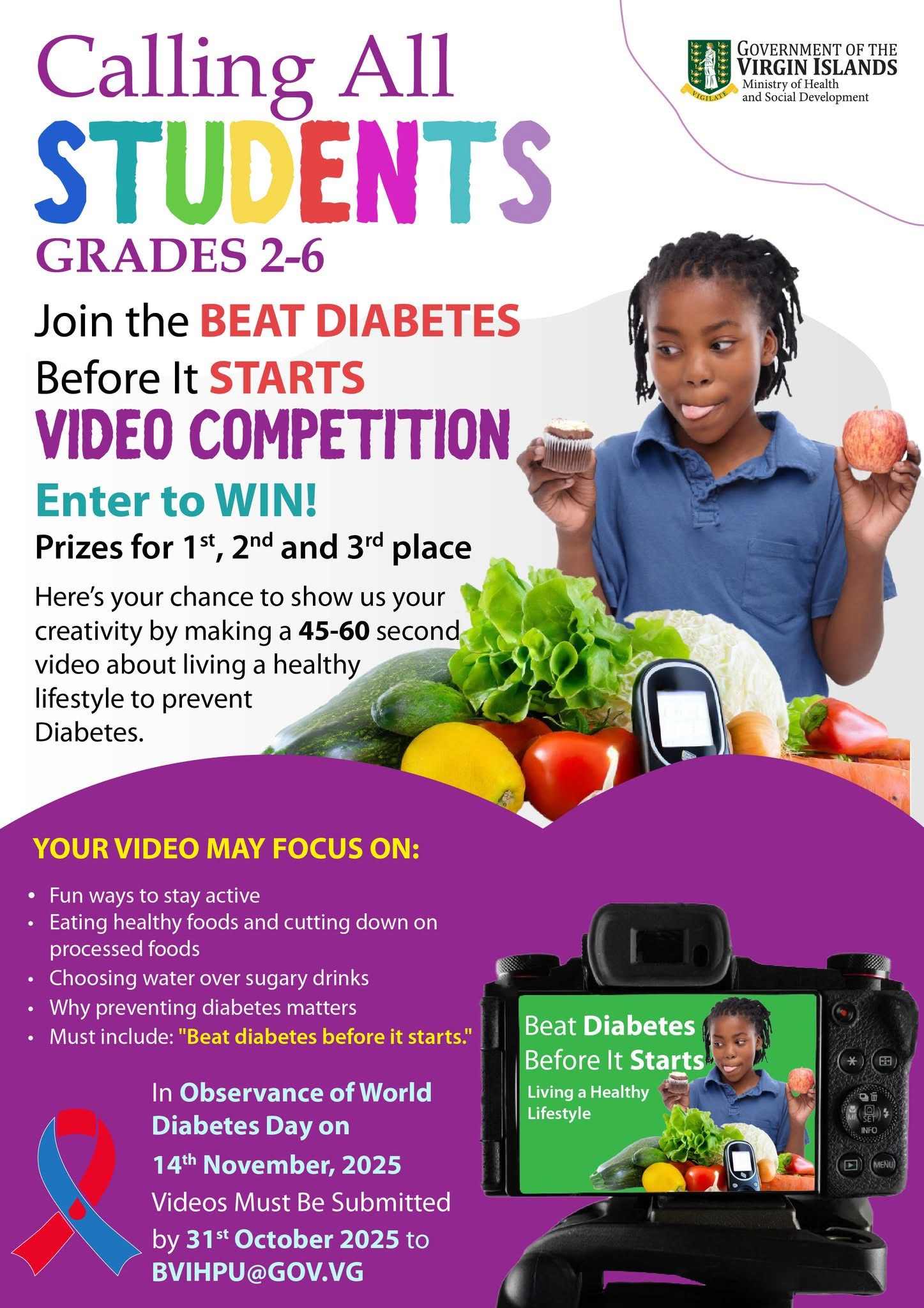 Ministry of Health Launches Video Competition to Beat Diabetes