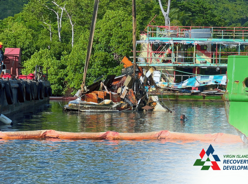Works Commence On Derelict Vessels Removal & Disposal In Sea Cows Bay Harbour