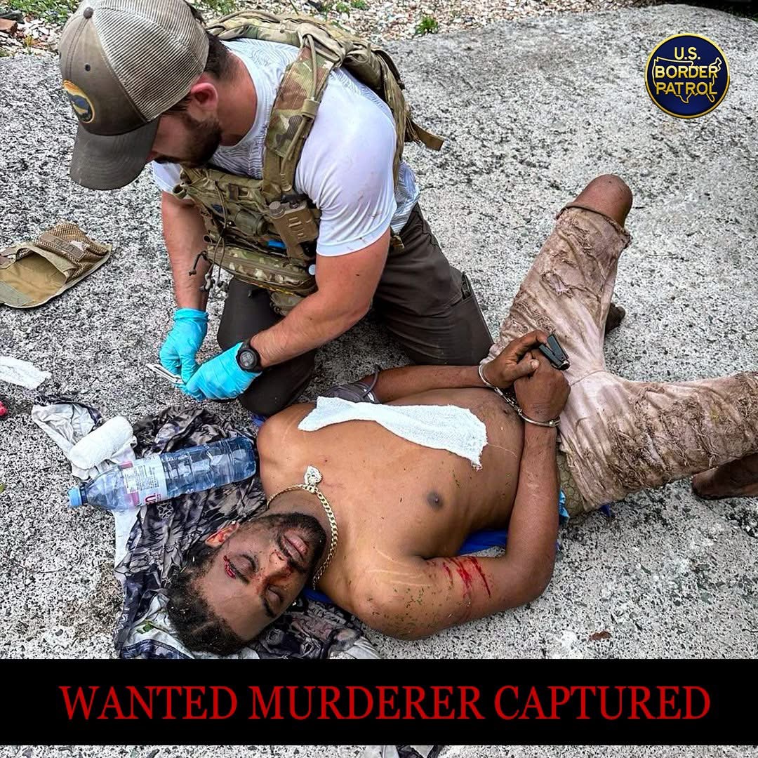 US Border Patrol Release Images Of Captured Suspect In Stoutt Murder Case 