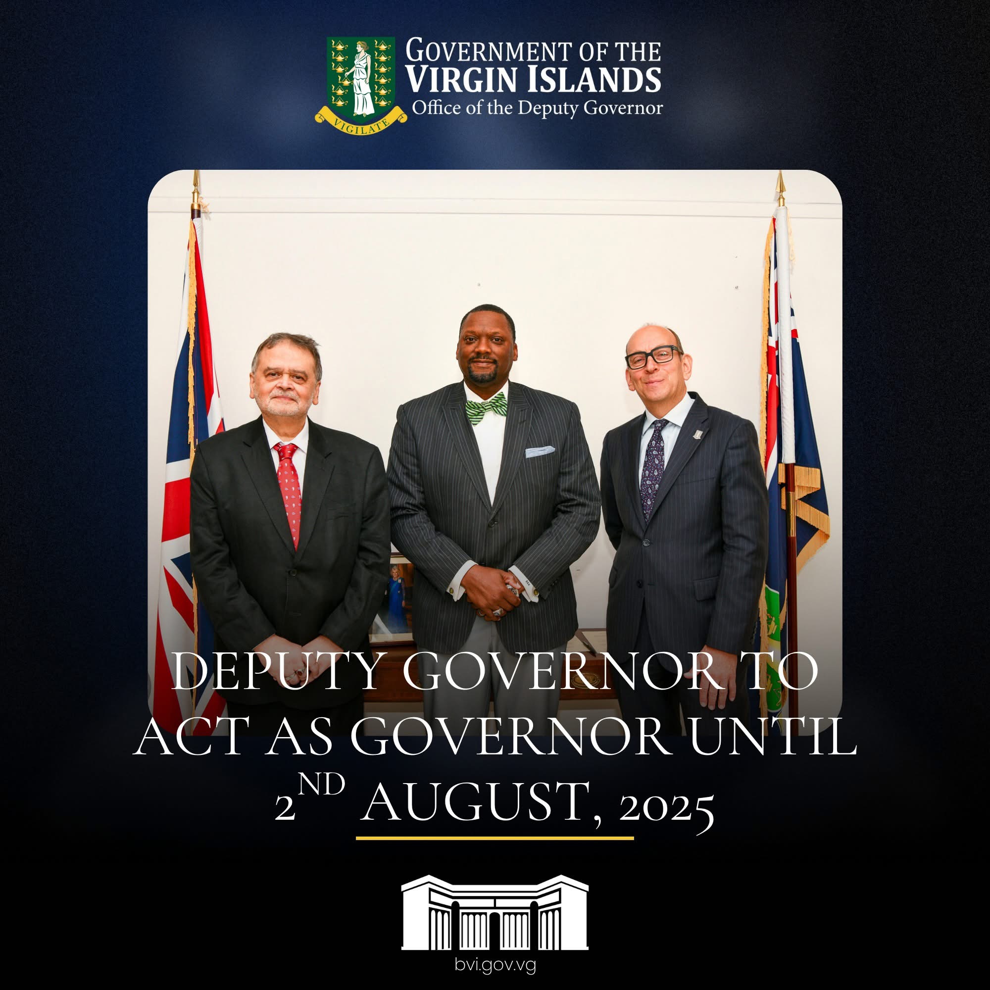Governor Out of Territory For Extended Period