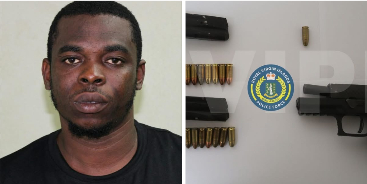 ST. KITTS NATIONAL CHARGED FOLLOWING FIREARM RECOVERY