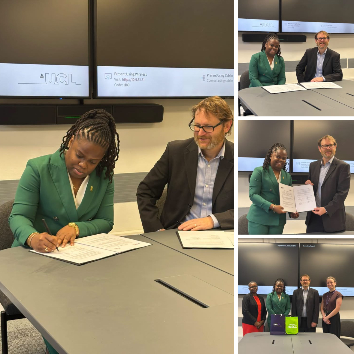 HLSCC Signs Historic Agreement with University College London