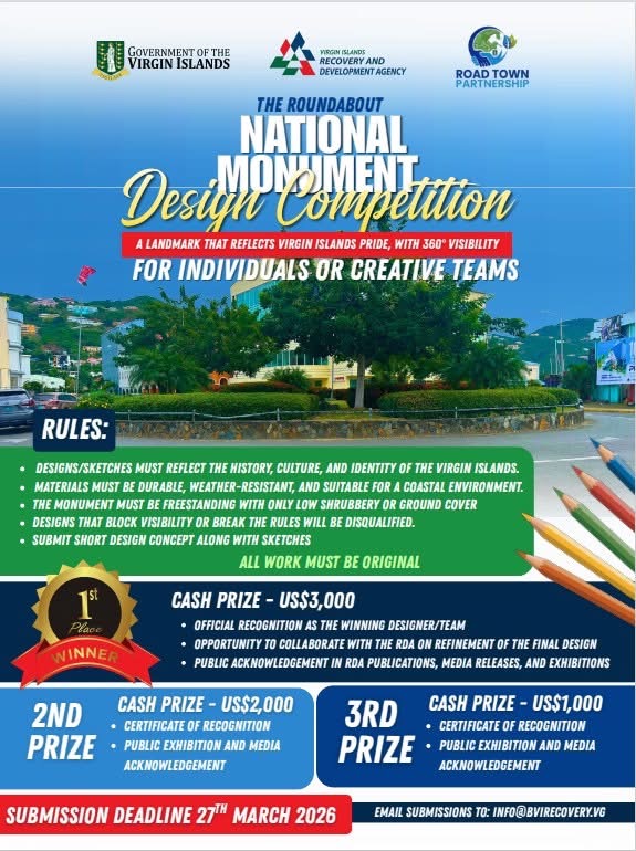 National Design Competition Launched for Road Town Roundabout