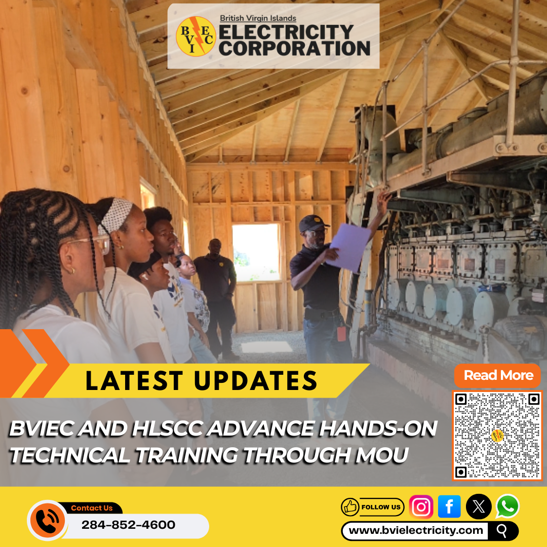 BVIEC AND HLSCC ADVANCE HANDS-ON TECHNICAL TRAINING THROUGH MOU