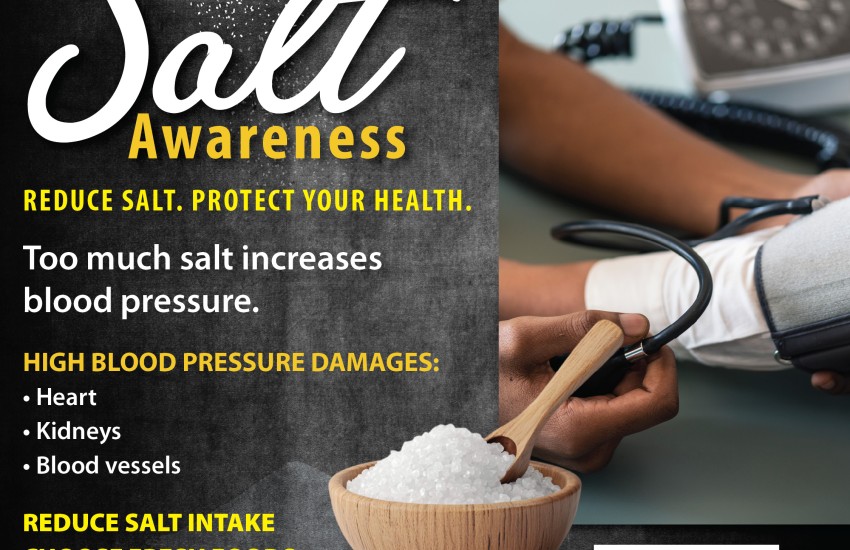 Ministry of Health Urges the Community to Reduce Salt Intake