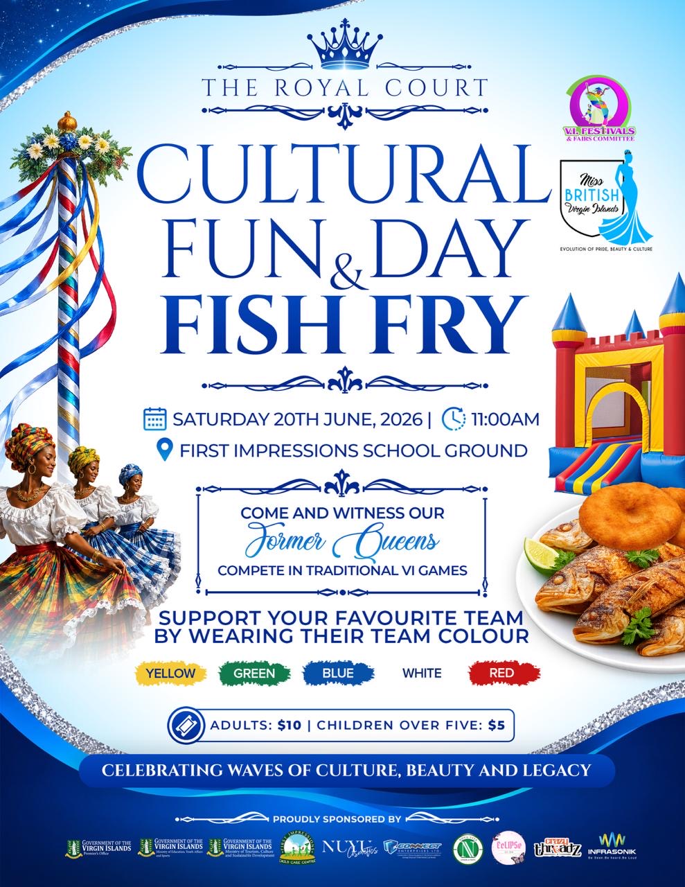Former Miss BVI Queens to Return for Friendly Showdown at Royal Court Cultural Fun Day