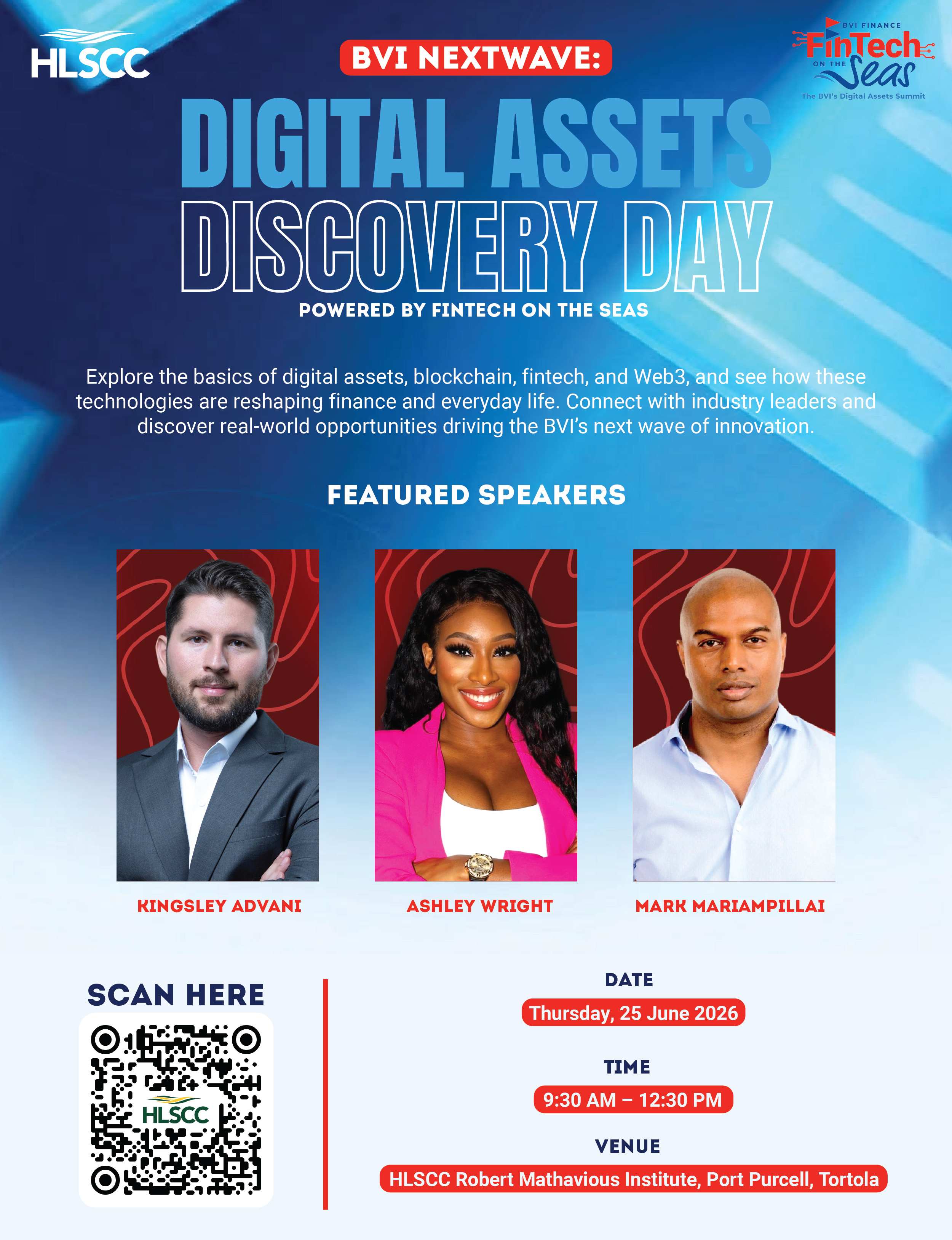 HLSCC, BVI Finance Partner to Bring Global Digital Finance Discussions to Local Community