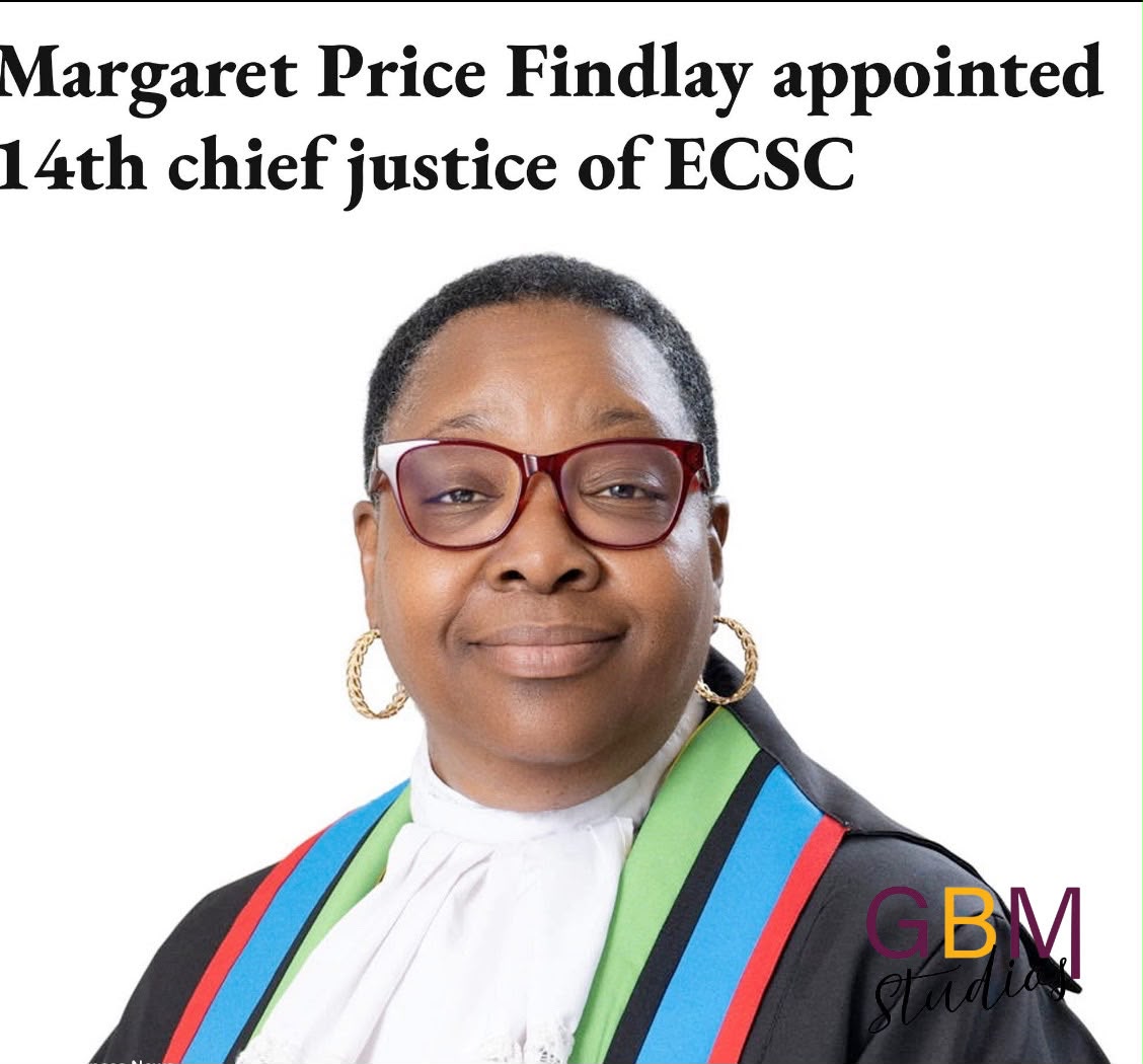 Margaret Price Findlay Appointed 14th Chief Justice of the Eastern Caribbean Supreme Court