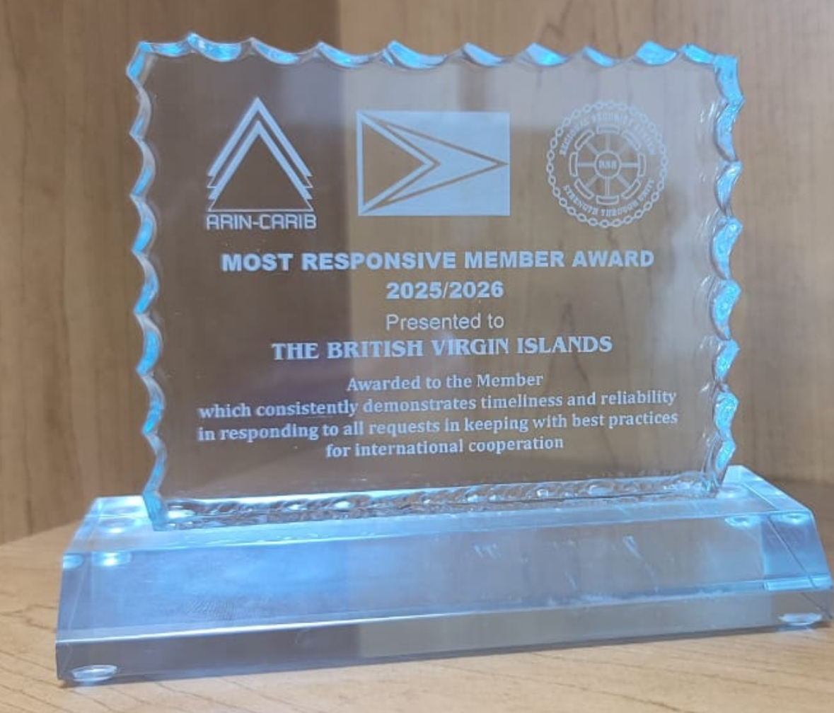 RVIPF Financial Crime Unit Receives Regional Award for International Cooperation