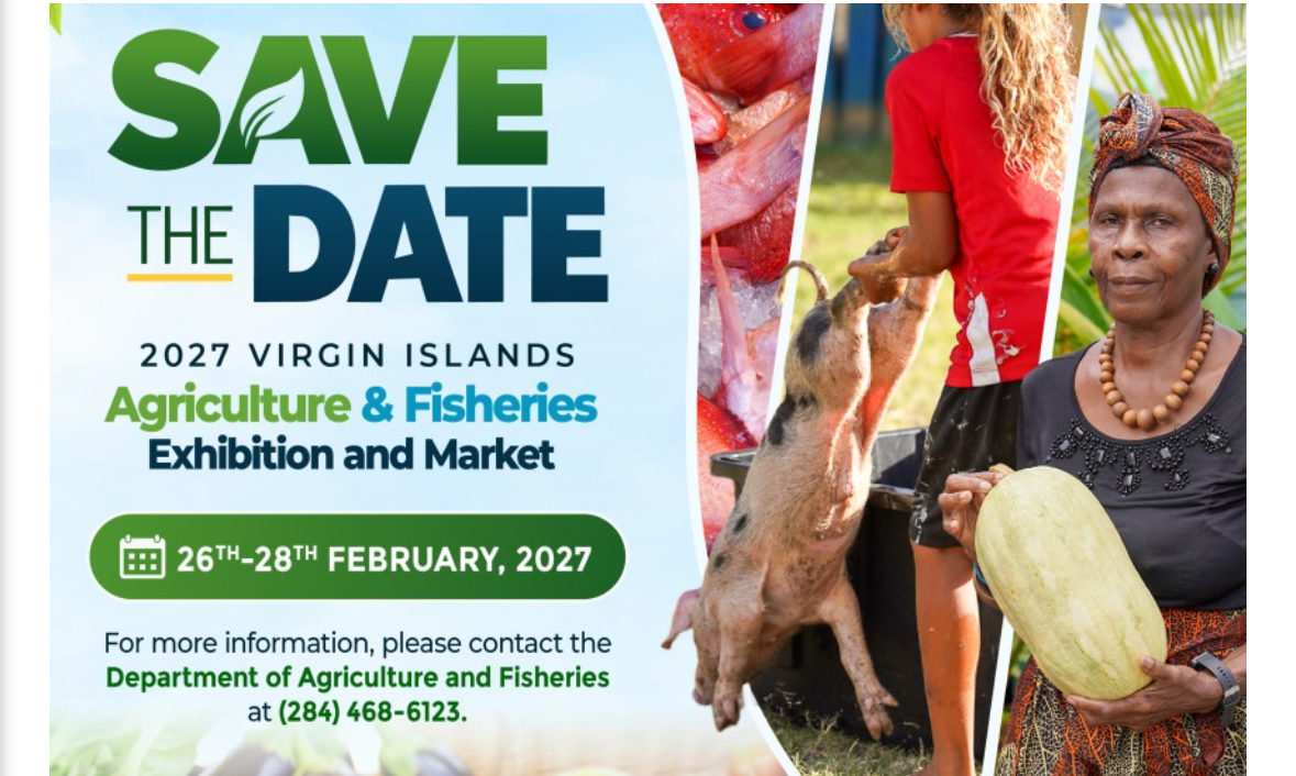 2027 Agriculture and Fisheries Exhibition Set for February as BVI Renews Focus on Food Security