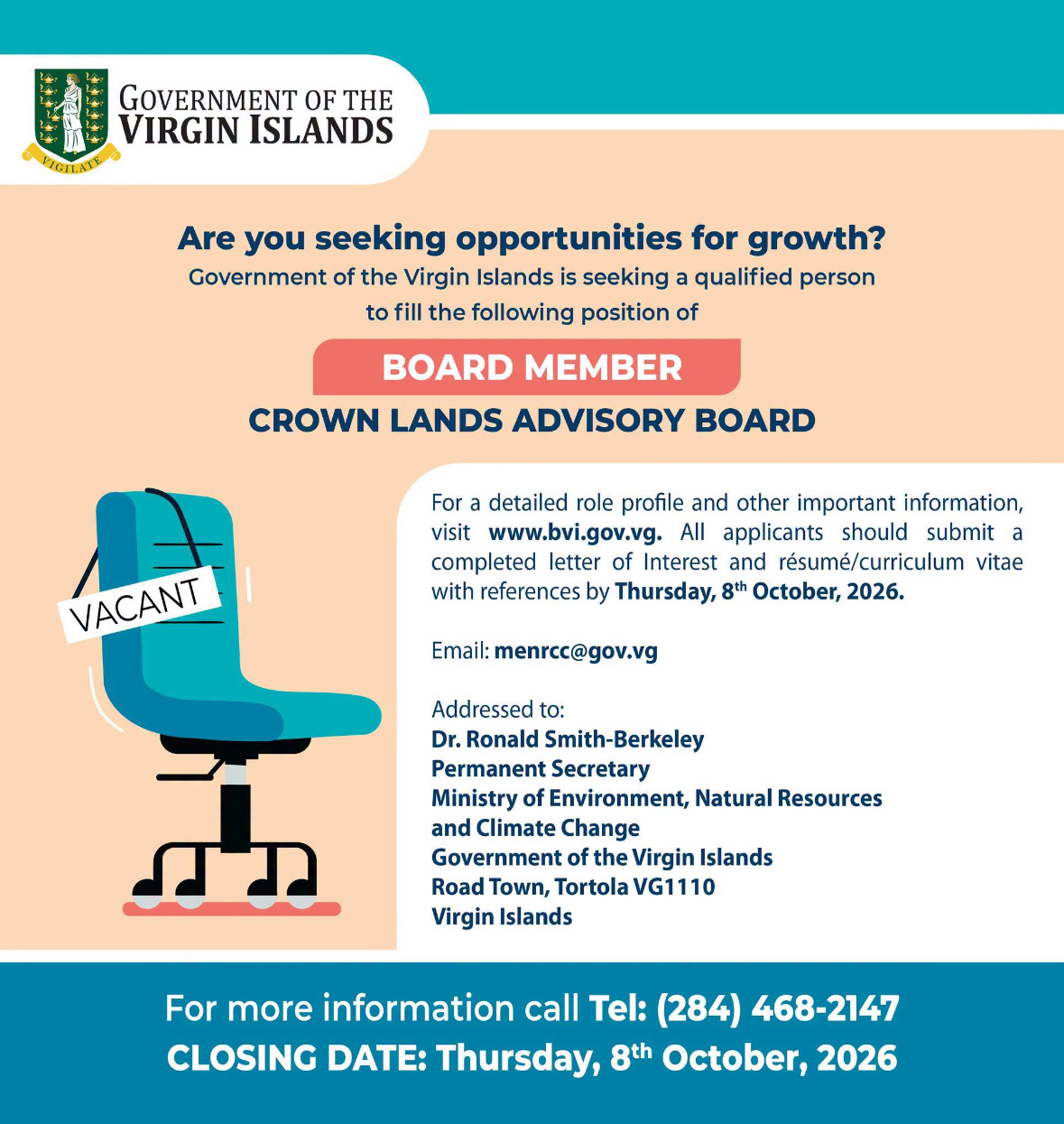 Ministry Invites Applications for Crown Lands Advisory Board Representative